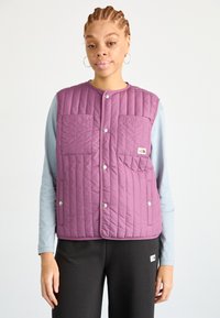 The North Face REVERSIBLE VISOKE - Γιλέκο - midnight mauve/purple chalk