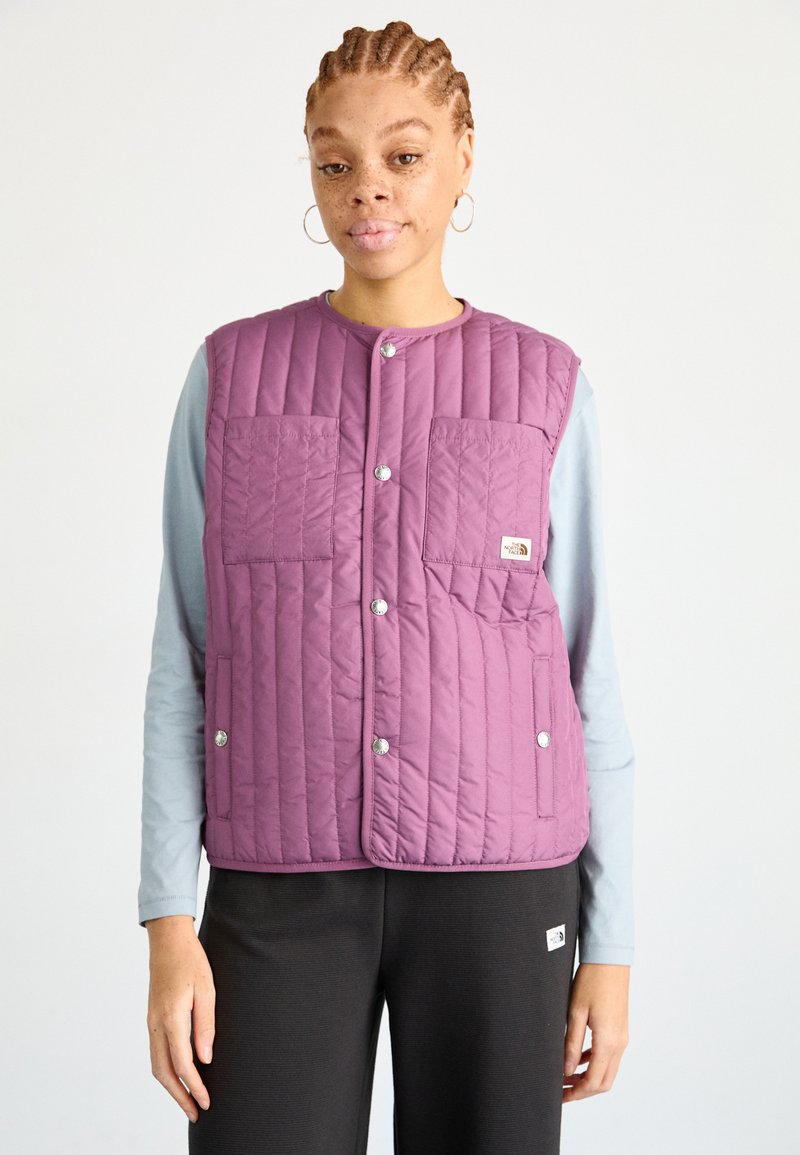 The North Face REVERSIBLE VISOKE - Γιλέκο - midnight mauve/purple chalk
