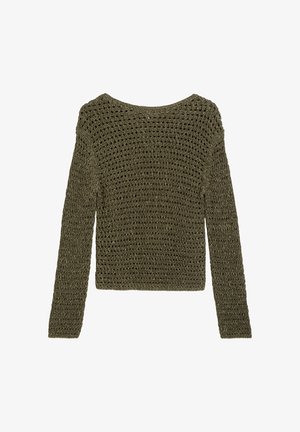 Marc O'Polo, PULLOVER, LONGSLEEVE, BOAT-NECK - Strickpullover - medium green