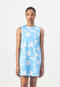 Marimekko - SILUETTI UNIKKO - Day dress - blue/off white Thumbnail Image 1