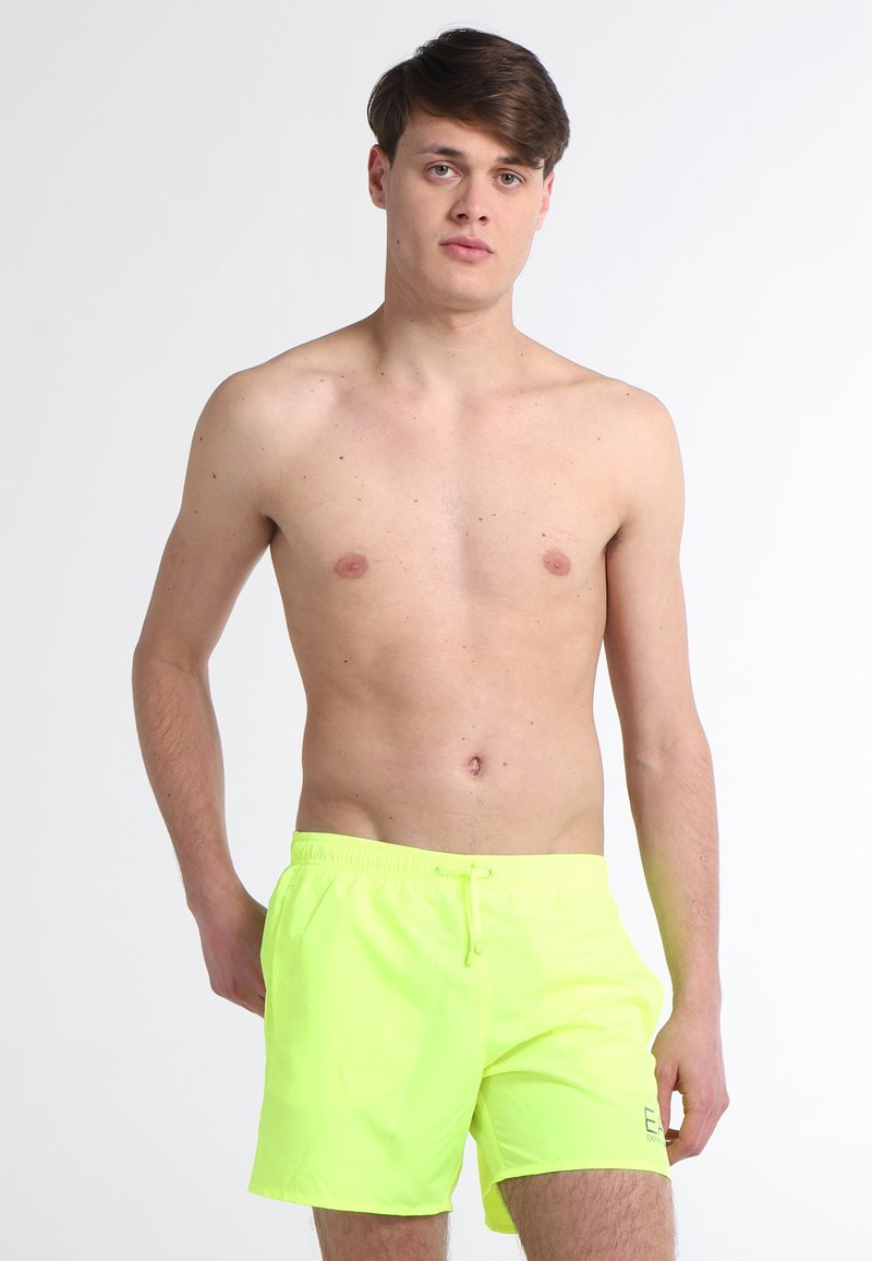 EA7 Emporio Armani CON LOGO FLUO - Peldēšanas šorti - neon yellow