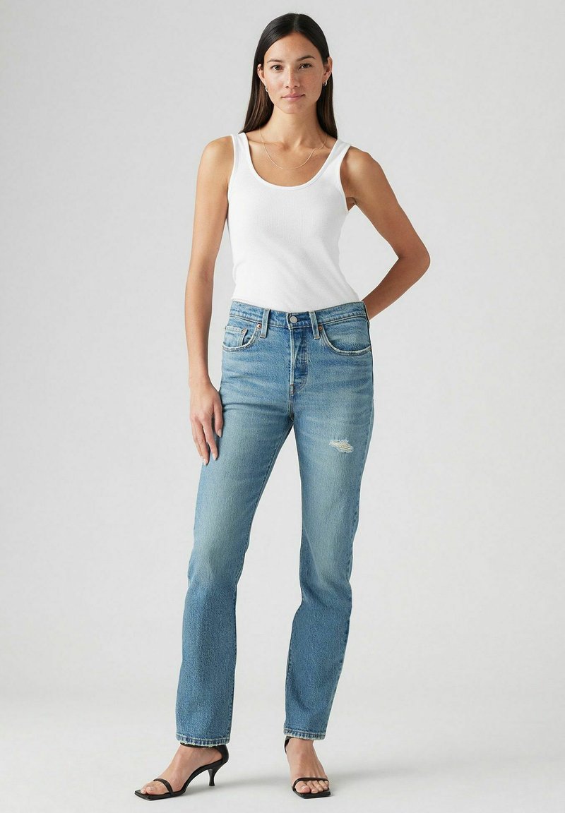 Levi’s® Straight leg jeans blauw denim/bluedenim