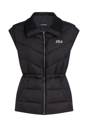 KARL LAGERFELD, LIGHTWEIGHT GILET - Γιλέκο - black