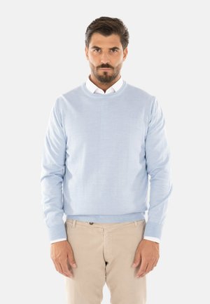 GIROCOLLO - Maglione - celeste
