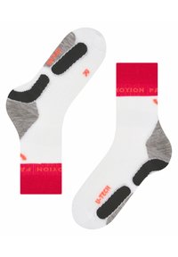 FALKE RU True Motion Nevos Running with u-tech cushioning - Sportsocken - white