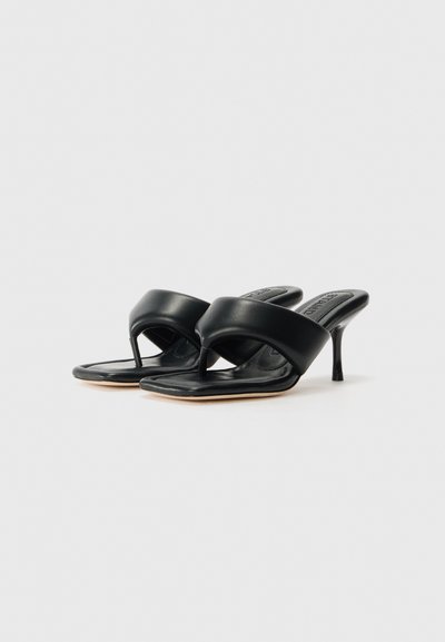 STAND STUDIO JESSICA - Ciabattine con tacco - black