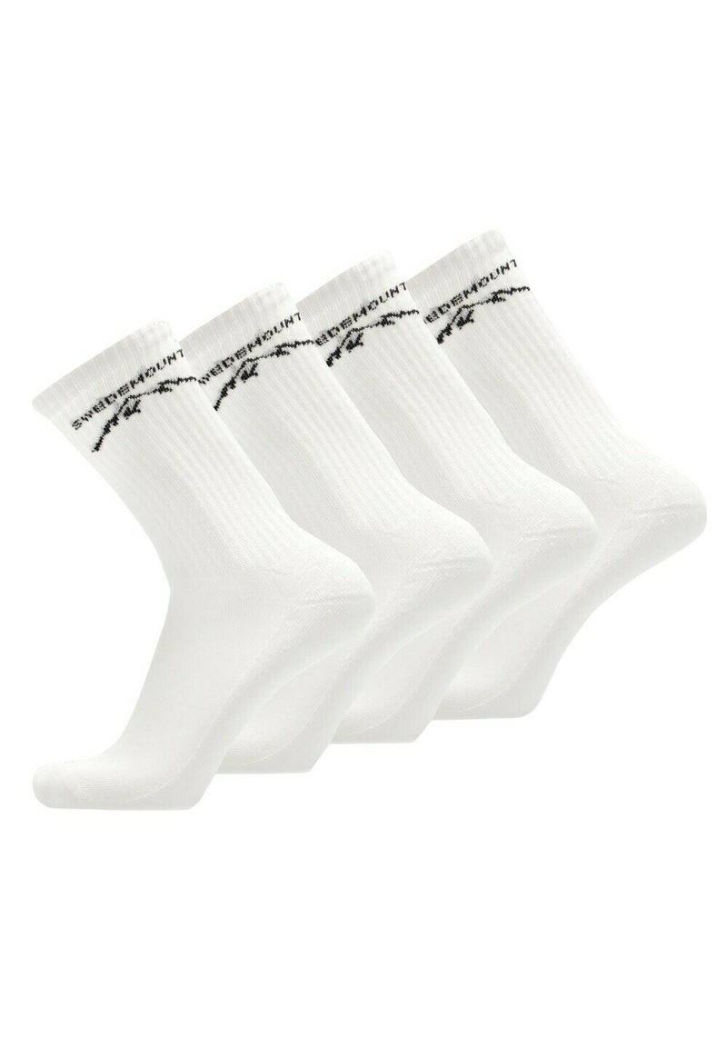 Swedemount 4-PACK UNISEX - Sportsstrømper - white
