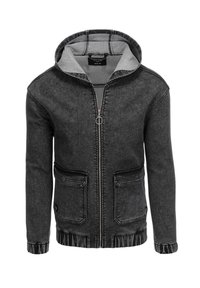 Ombre Džínová bunda - black