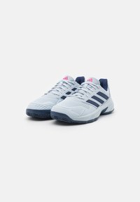 adidas Performance COURTJAM CONTROL 3 CLAY - Tenisice za zemljane terene - halo blue/dark blue/team shock pink 2
