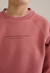 WE Fashion BLUE RIDGE - Melegítőfelső - old rose