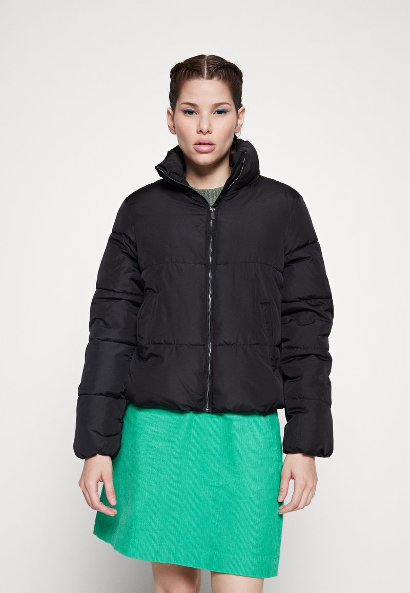 VILA - VITATE LS PUFFER NOOS - Vinterjakke - black, Forstørre