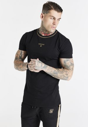 T-shirt con stampa - black