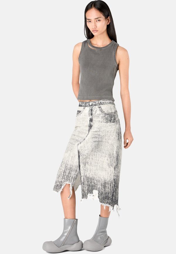 Denim skirt - schwarz4