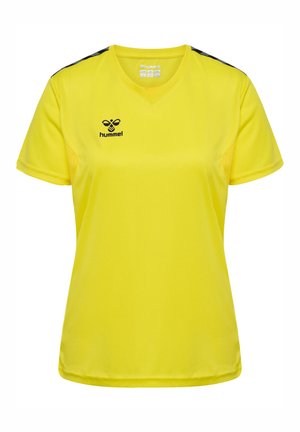 AUTHENTIC - Sport T-shirt - blazing yellow