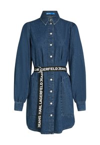 KARL LAGERFELD JEANS - Robe en jean - washed dark blue