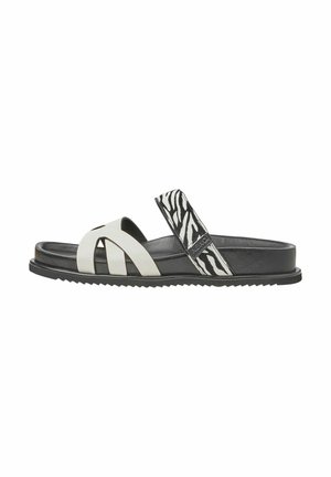 Pantolette flach - ivory comb
