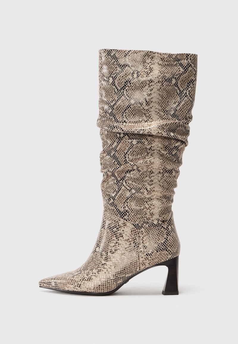 Tamaris Laarzen - beige snake