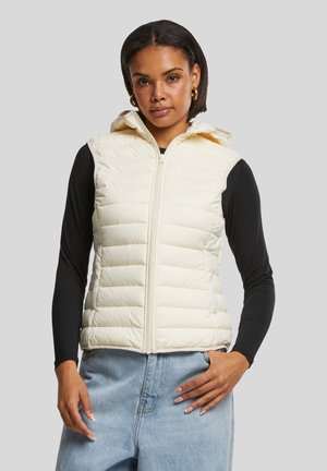 Urban Classics, LADIES ULTRA LIGHT PUFFER VEST - Veste sans manches - whitesand