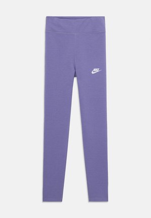 Leggingek - Nadrágok - dusty amethyst/white