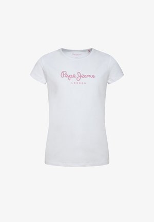 HANA GLITTER - T-shirt imprimé - white
