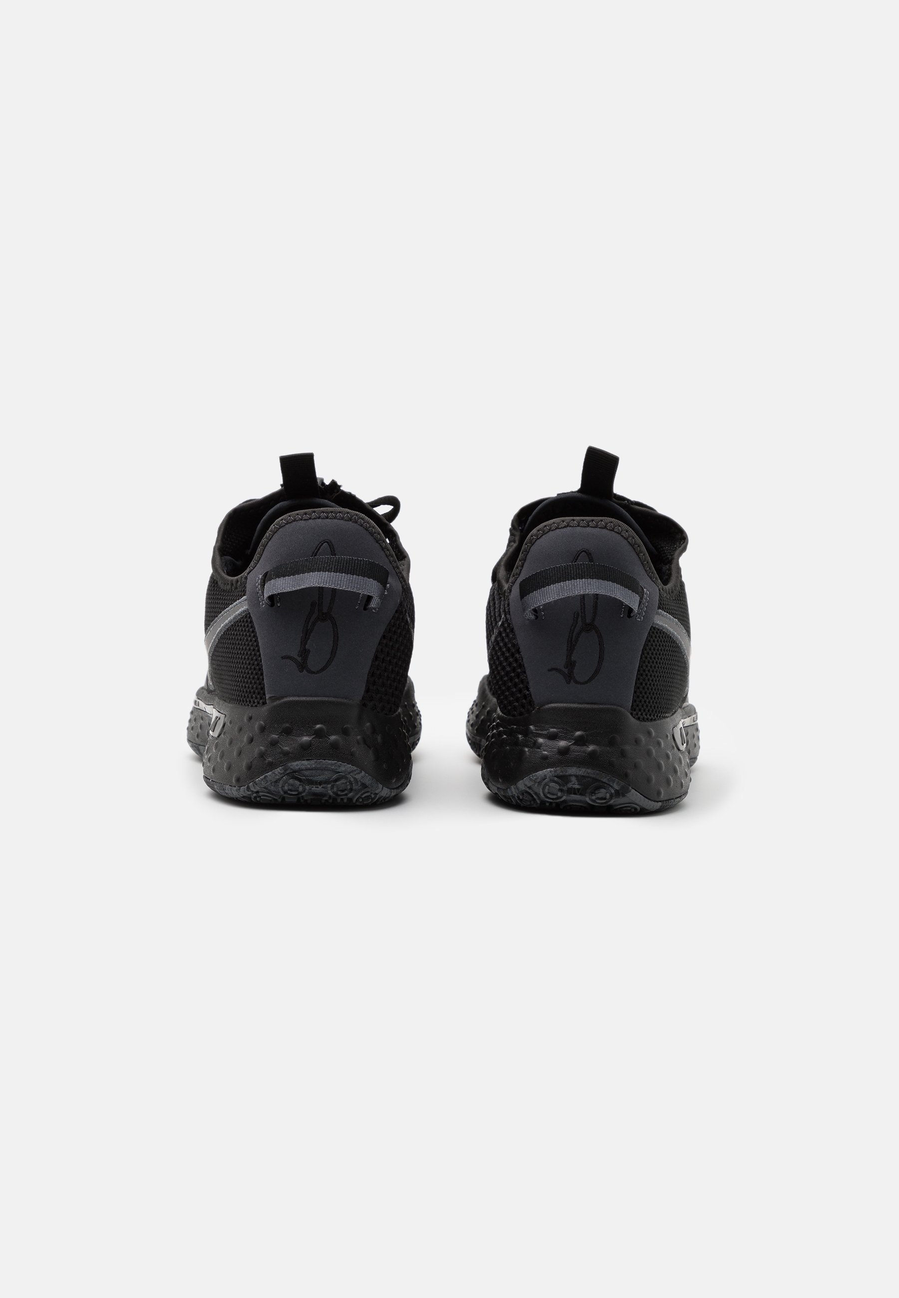 Nike Performance PG 4 - Basketball shoes - black/metallic dark  grey/black/cool grey/anthracite/black - Zalando.de