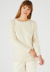 Damart MOTIF LOSANGES - Pullover - beige