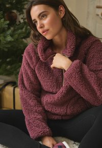 Next HALF ZIP - Fleecepullover - pink