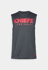 NFL KANSAS CITY CHIEFS MUSCLE TANK - Klubové oblečenie - anthracite
