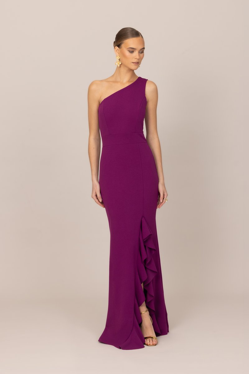 Robe D'été Asymétrique En Polyester Noir - Taille Smockée 2 - Idéale Soirée & Cocktail