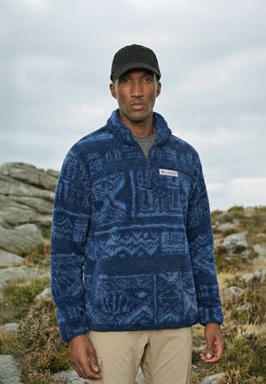 Columbia RUGGED RIDGE™ HALF ZIP - Polárpulóver - coll navy