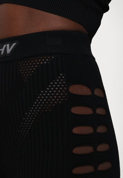 MISBHV BIANCA SEAMLESS TROUSERS - Hlače - black