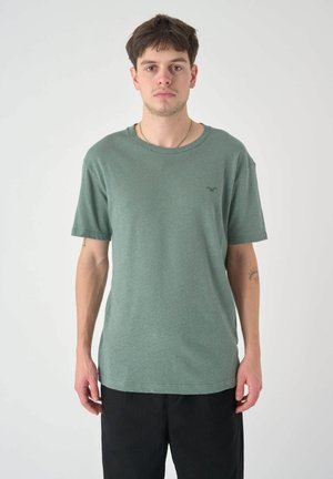 Cleptomanicx LIGULL SUMMER - Basic T-shirt - laurel wreath