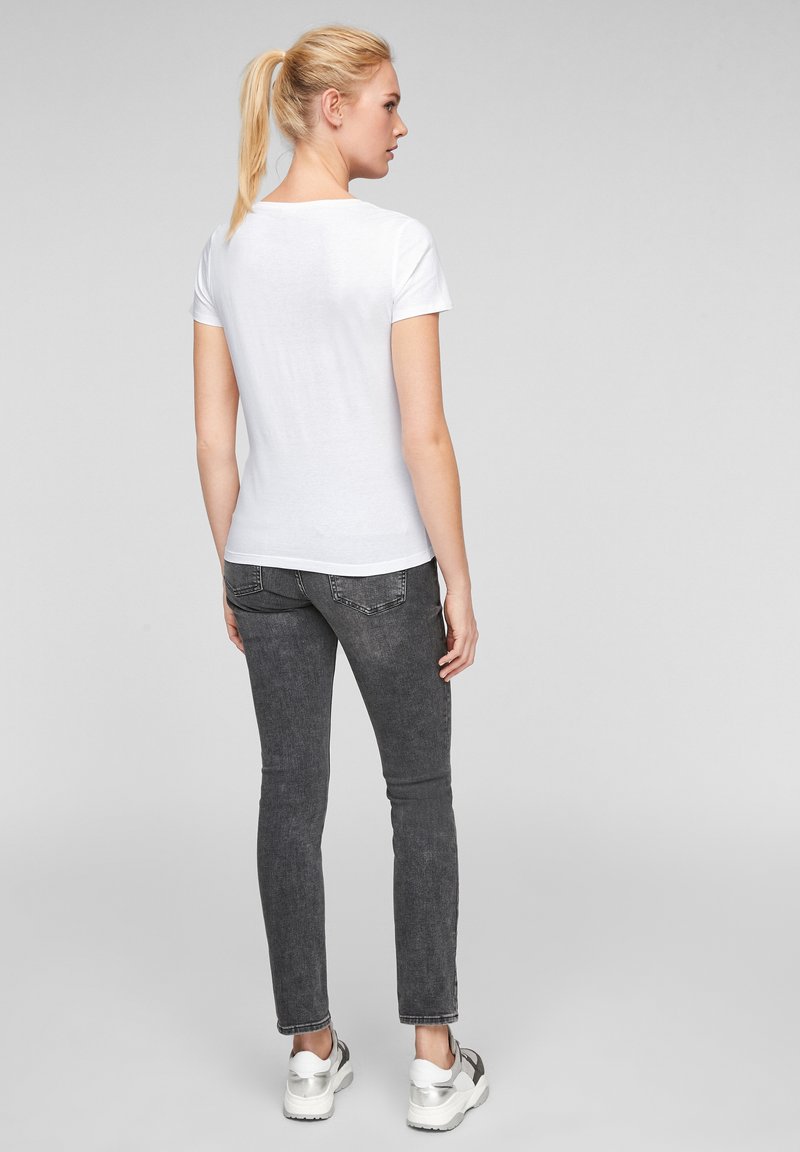 Damen T-Shirts | QS by s.Oliver T-Shirt basic white/weiß - JJ03834 Damen T-Shirts | QS by s.Oliver T-Shirt basic white/weiß - JJ03834