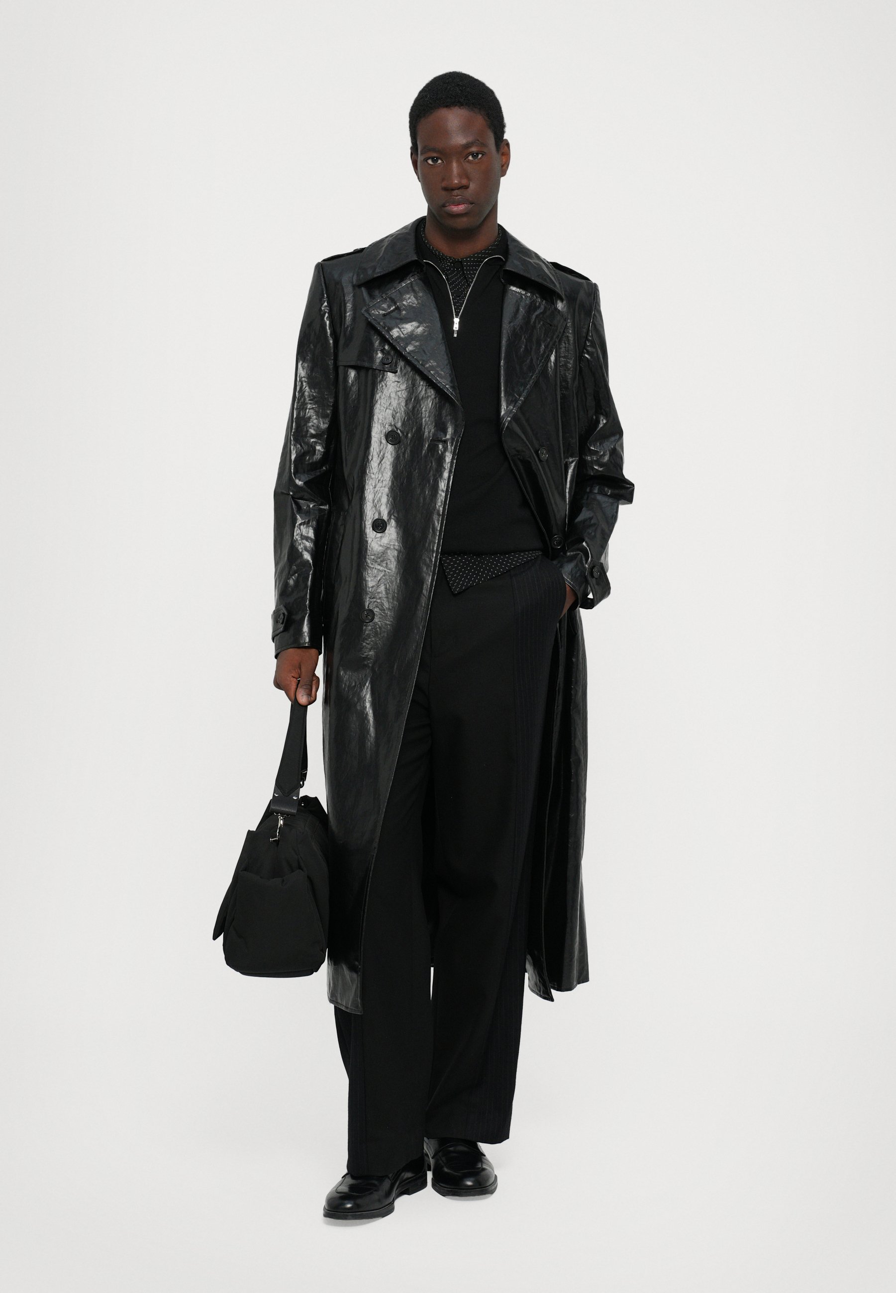 MM6 Maison Margiela Trenchcoat - black - Zalando