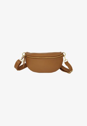 THEWAN., DEMI LUNE - Sac bandoulière - camel graine