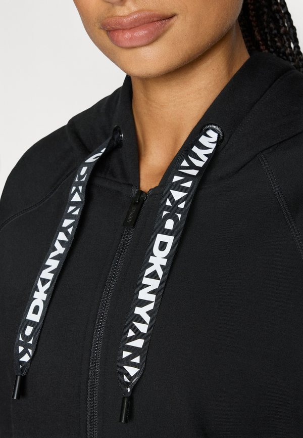 TWO TONE LOGO DRAWCORD ZIP HOODIE - Zip-up sweatshirt4