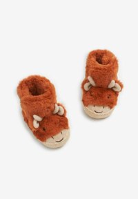 JoJo Maman Bébé HIGHLAND COW - REGULAR FIT - Tohvelit - rust orange