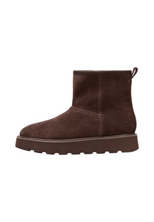 Gležnjače s platformom - brown