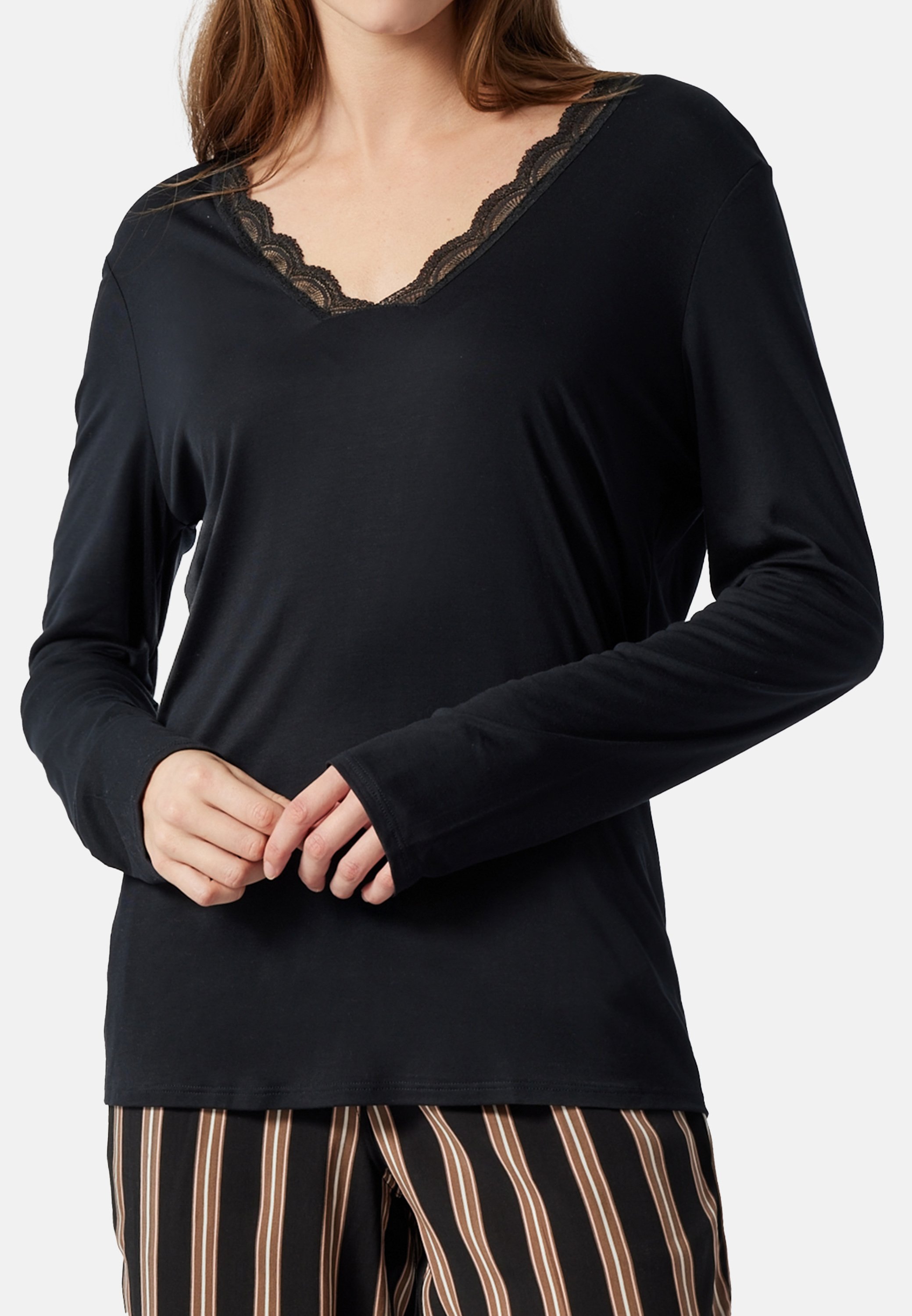 Schiesser LANGARM MIX RELAX Pyjama Top Schwarz black Zalando de Schiesser LANGARM MIX RELAX Pyjama Top Schwarz black Zalando de