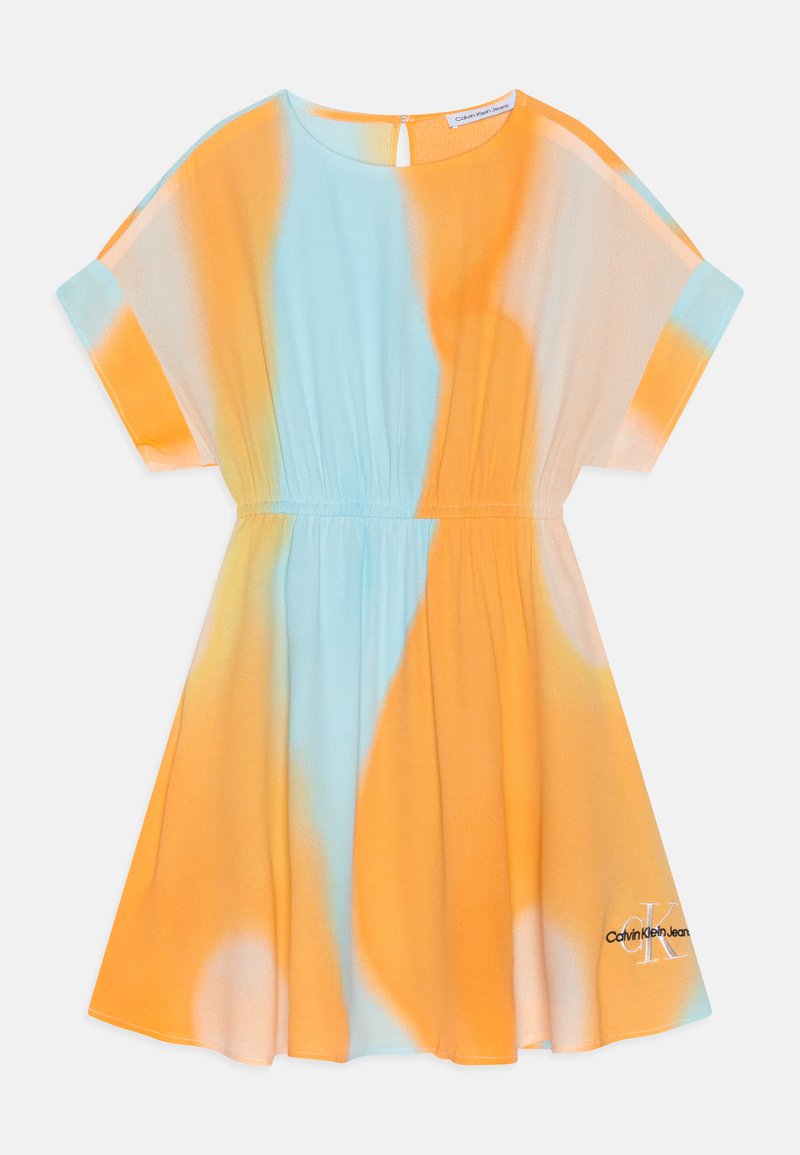 Calvin Klein Jeans SUMMER WOVEN DRESS Day dress summer/white