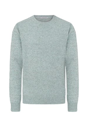 Striktrøje - green sage