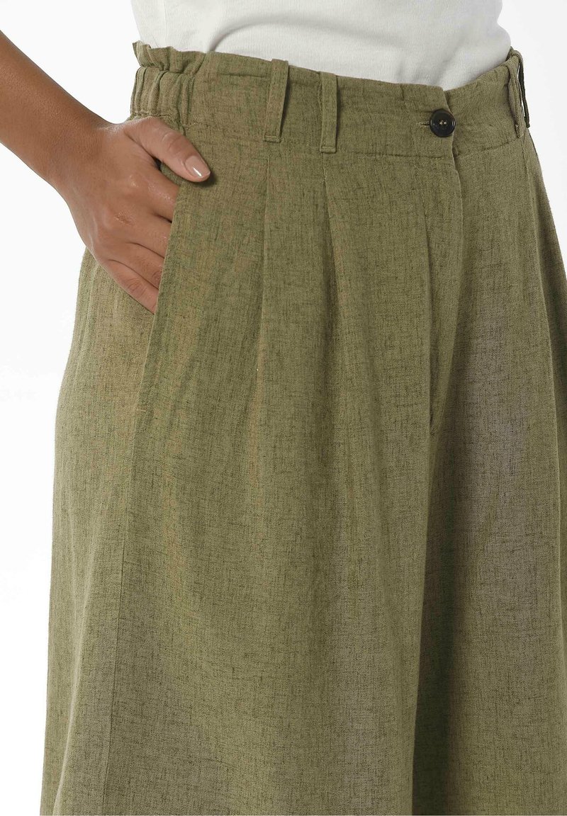 Damen Kleider | ORGANICATION Shorts olive/oliv - PR32198 Damen Kleider | ORGANICATION Shorts olive/oliv - PR32198