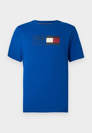 Tommy Hilfiger, LOGO JERSEY CREW NECK T-SHIRT - Trükipildiga T-särk - regal blue