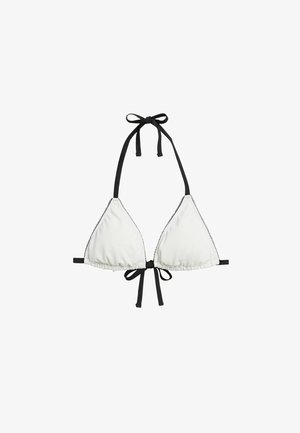 Kappahl, PADDED TRIANGLE BIKINI TOP - Bikinitop - off-white