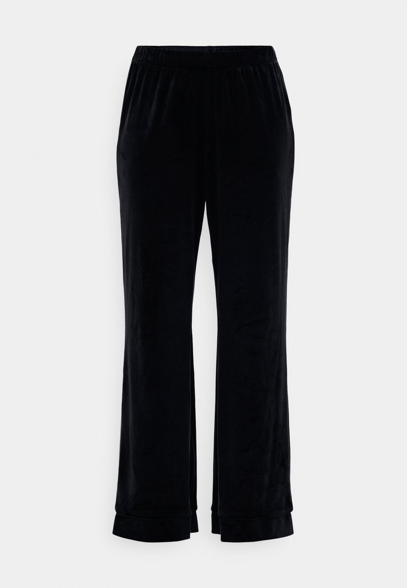 Hunkemöller PANT PIPING - Bas de pyjama - black/noir - ZALANDO