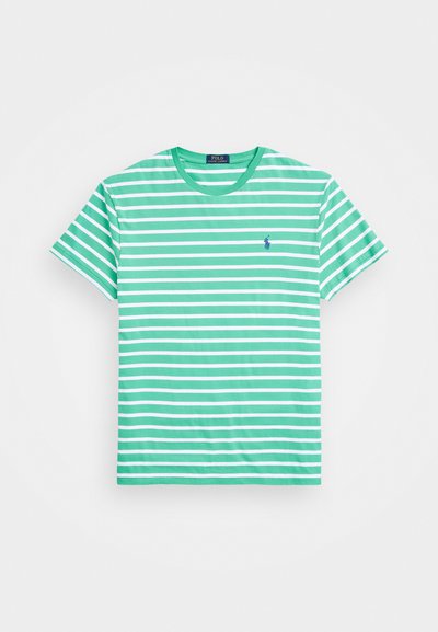 Polo Ralph Lauren CLASSIC FIT STRIPED JERSEY T-SHIRT - Print T-shirt - classic kelly/white