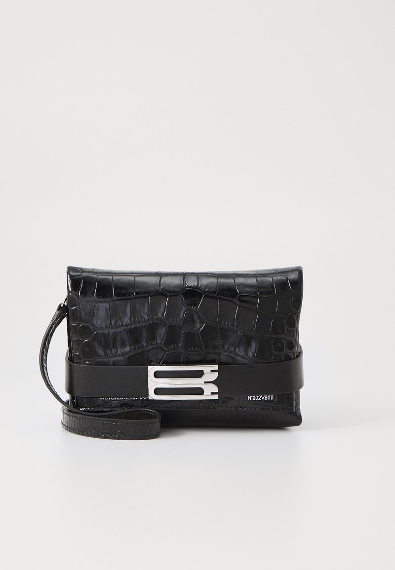Victoria Beckham MINI BBUCKLE POUCH - Cross body bag - black