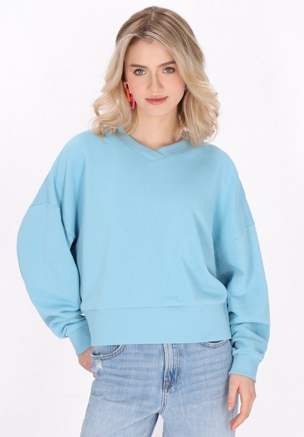 Sweatshirt - aqua