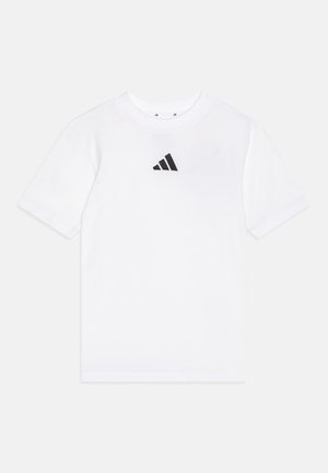 ESSENTIALS UNISEX - Print T-shirt - white/black