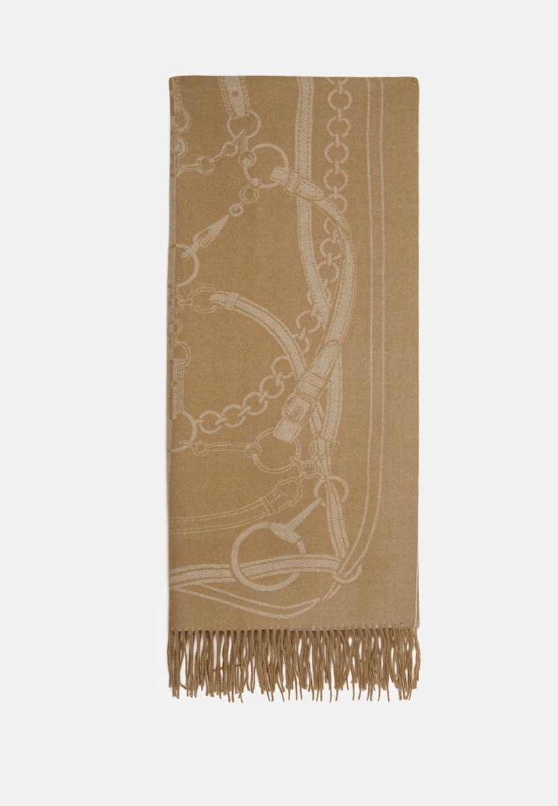 Lauren Ralph Lauren ICONIC WRAP SCARF Sjal camel/cream/kamel Zalando.no
